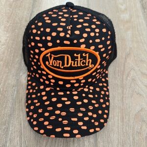 Von Dutch orange trucker